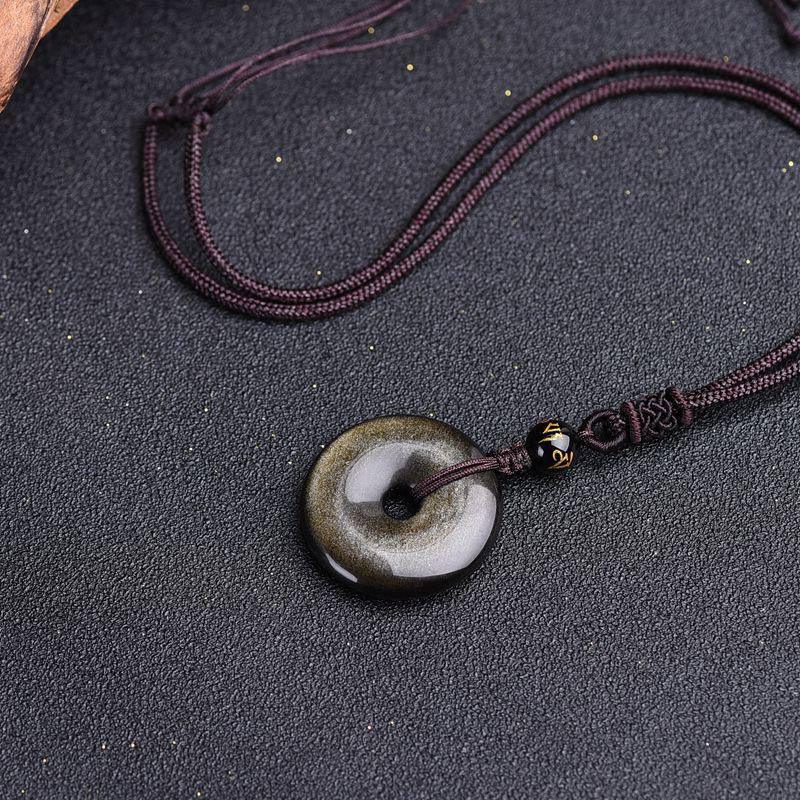 East Bless Tibetan Obsidian Protection Necklace - EastBless