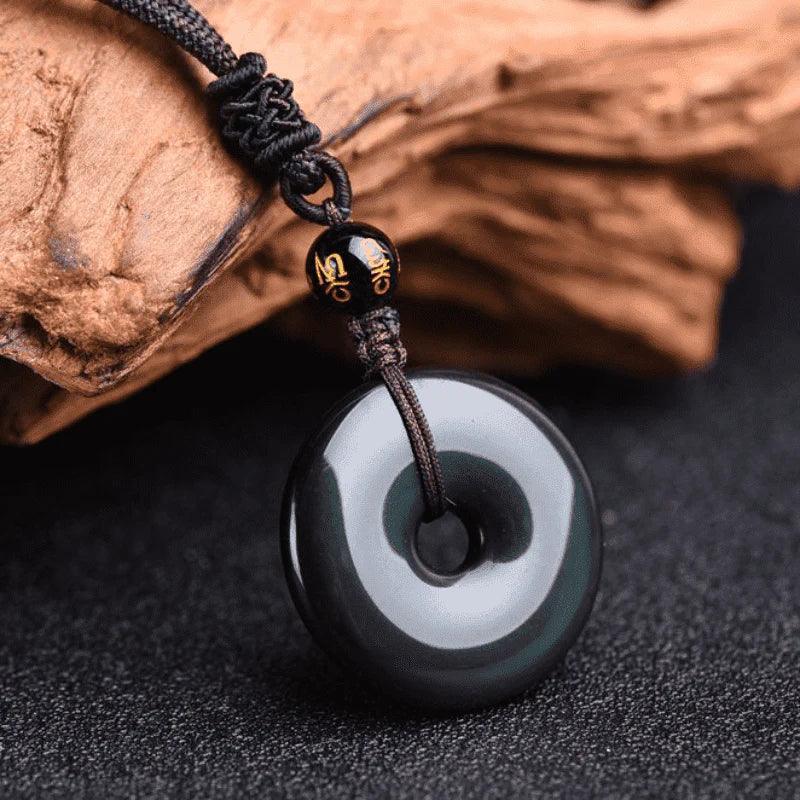 East Bless Tibetan Obsidian Protection Necklace - EastBless