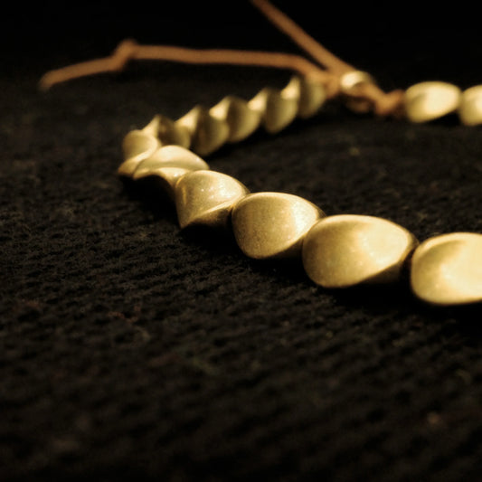 Tibetan Copper Beads Bracelet Handmade - For Healing, Strength & Protection - EastBless