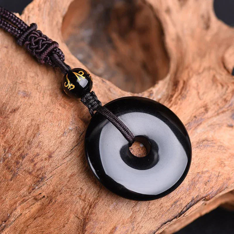 East Bless Tibetan Obsidian Protection Necklace - EastBless