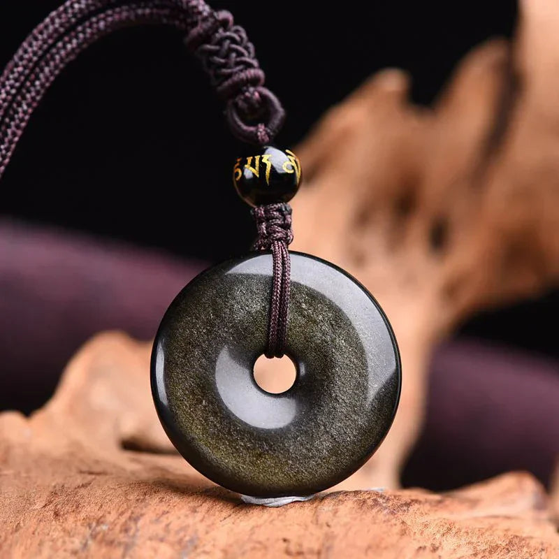 East Bless Tibetan Obsidian Protection Necklace - EastBless