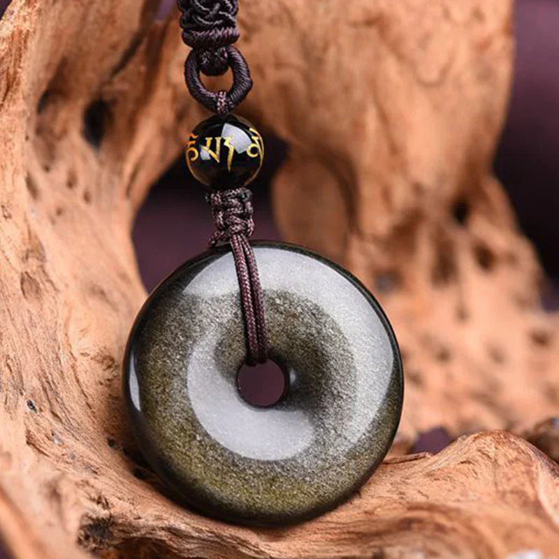 East Bless Tibetan Obsidian Protection Necklace - EastBless