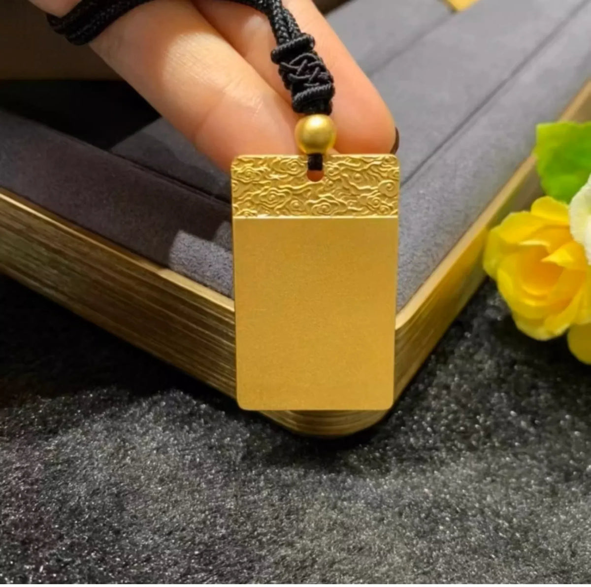 Gold-Wrapped Silver Auspicious Clouds Necklace—Banish Worries, Bless Well-being - EastBless