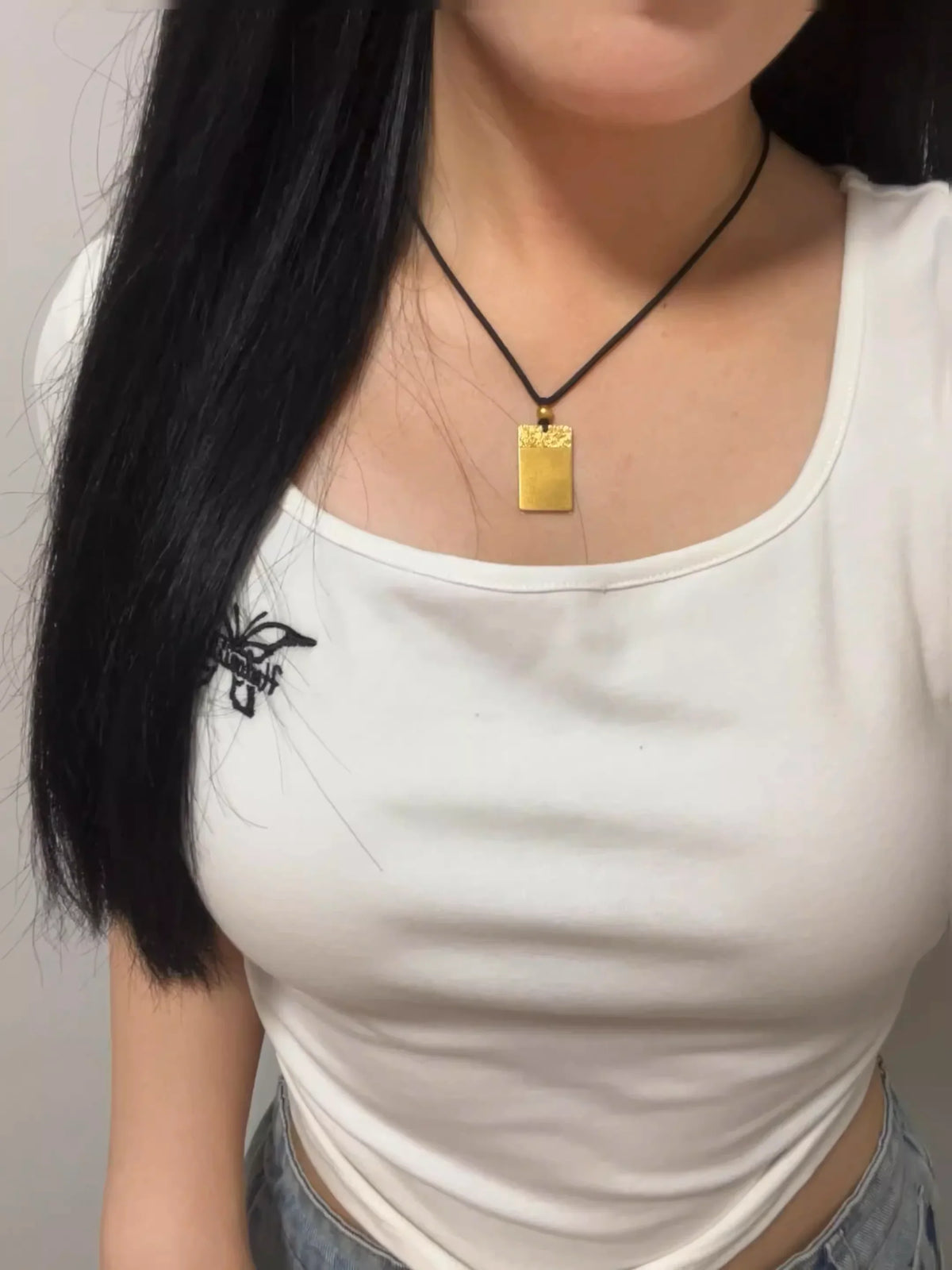 Gold-Wrapped Silver Auspicious Clouds Necklace—Banish Worries, Bless Well-being - EastBless