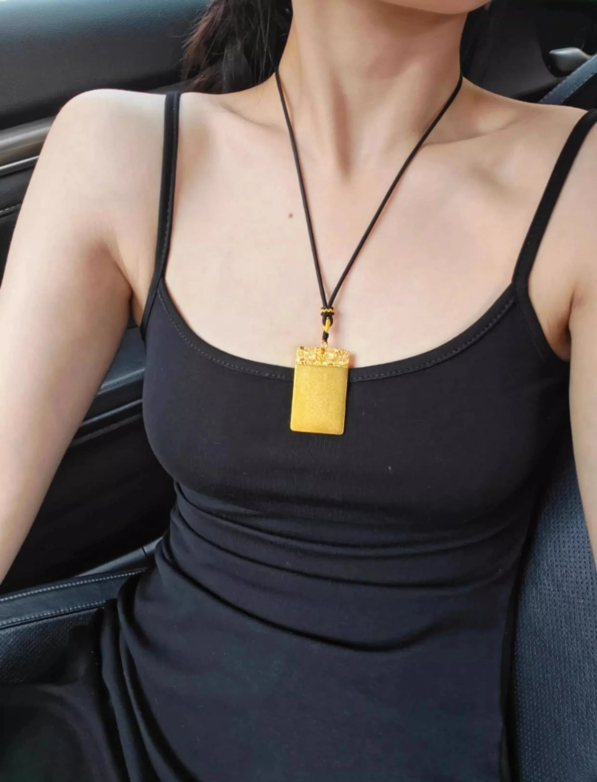 Gold-Wrapped Silver Auspicious Clouds Necklace—Banish Worries, Bless Well-being - EastBless