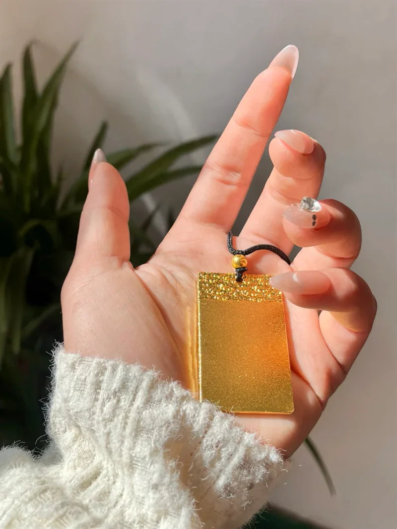 Gold-Wrapped Silver Auspicious Clouds Necklace—Banish Worries, Bless Well-being - EastBless