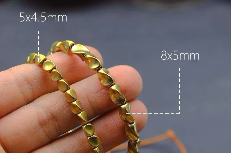 Tibetan Copper Beads Bracelet Handmade - For Healing, Strength & Protection - EastBless